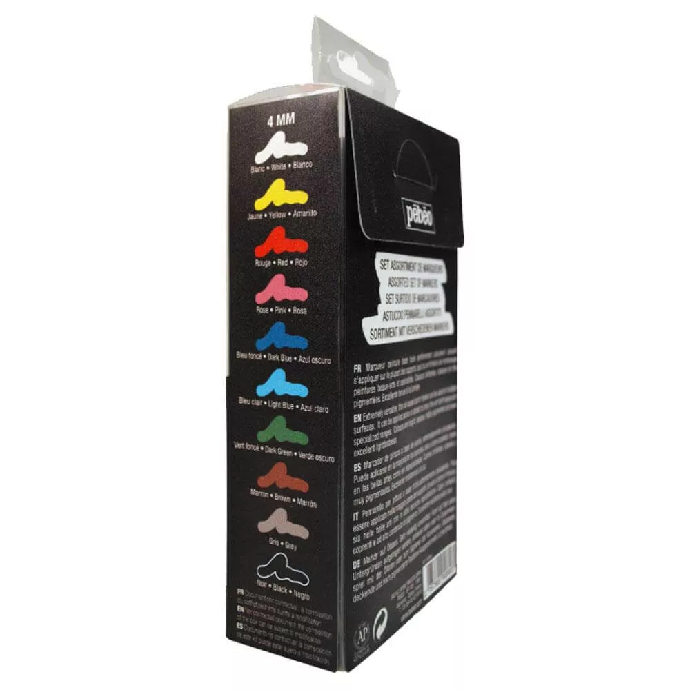 Pebeo 4 Artist Marker 10 Set